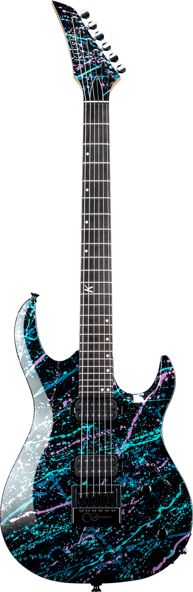 Stage 3 three color splatter finish