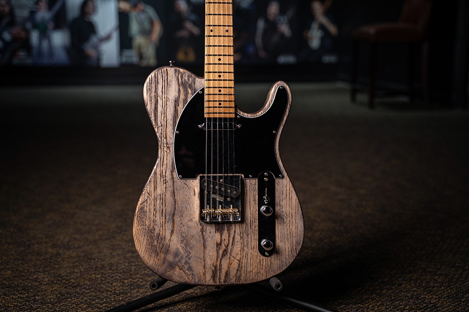 Kiesel Guitars Retro Solo Antique Ash Treatment