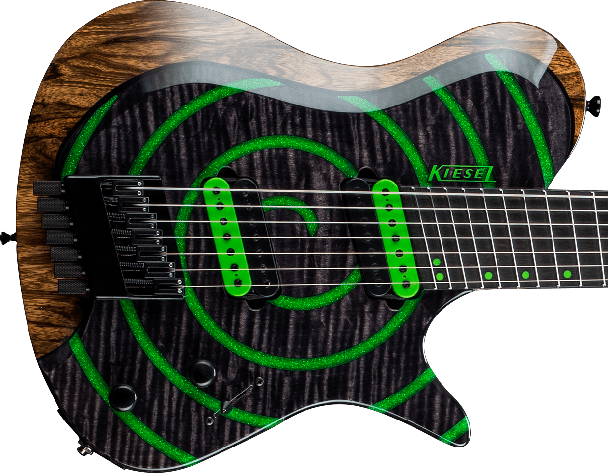 Kiesel Guitars Metal Flake Infused Top