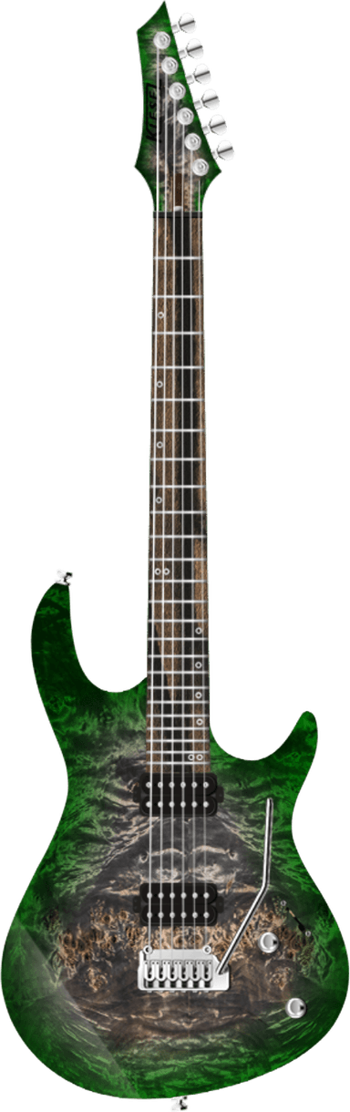 Stage 2 Emerald Green Finish With California Burst