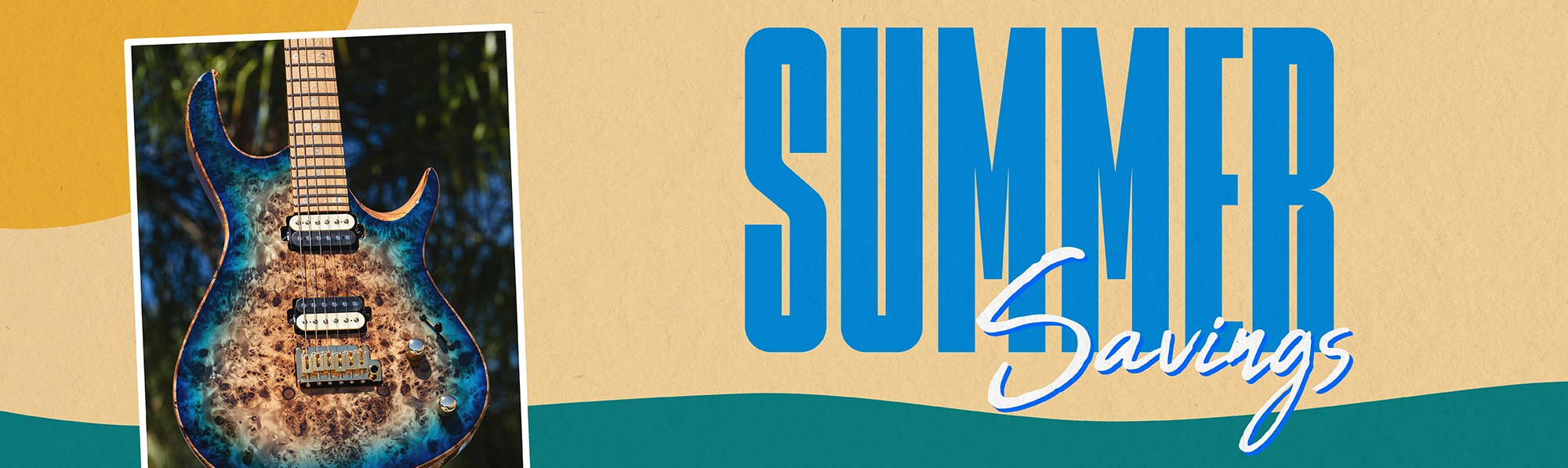 Kiesel Guitars Summer Sale Banner