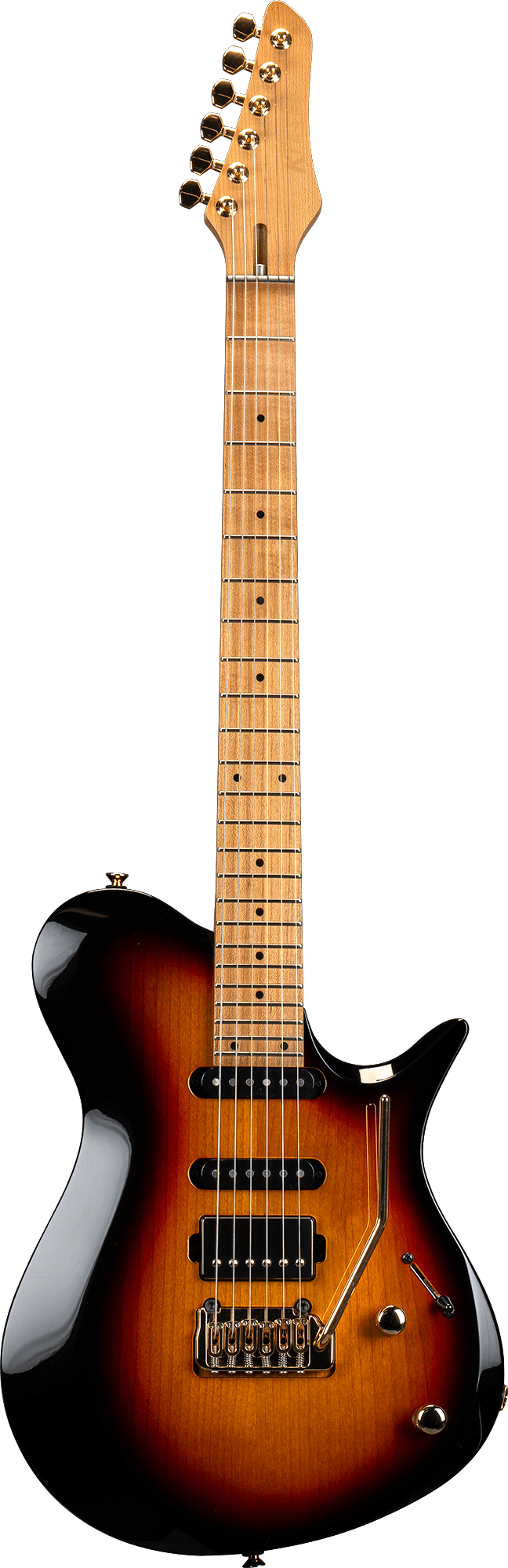 Kira with classic burst finish and HSS configuration