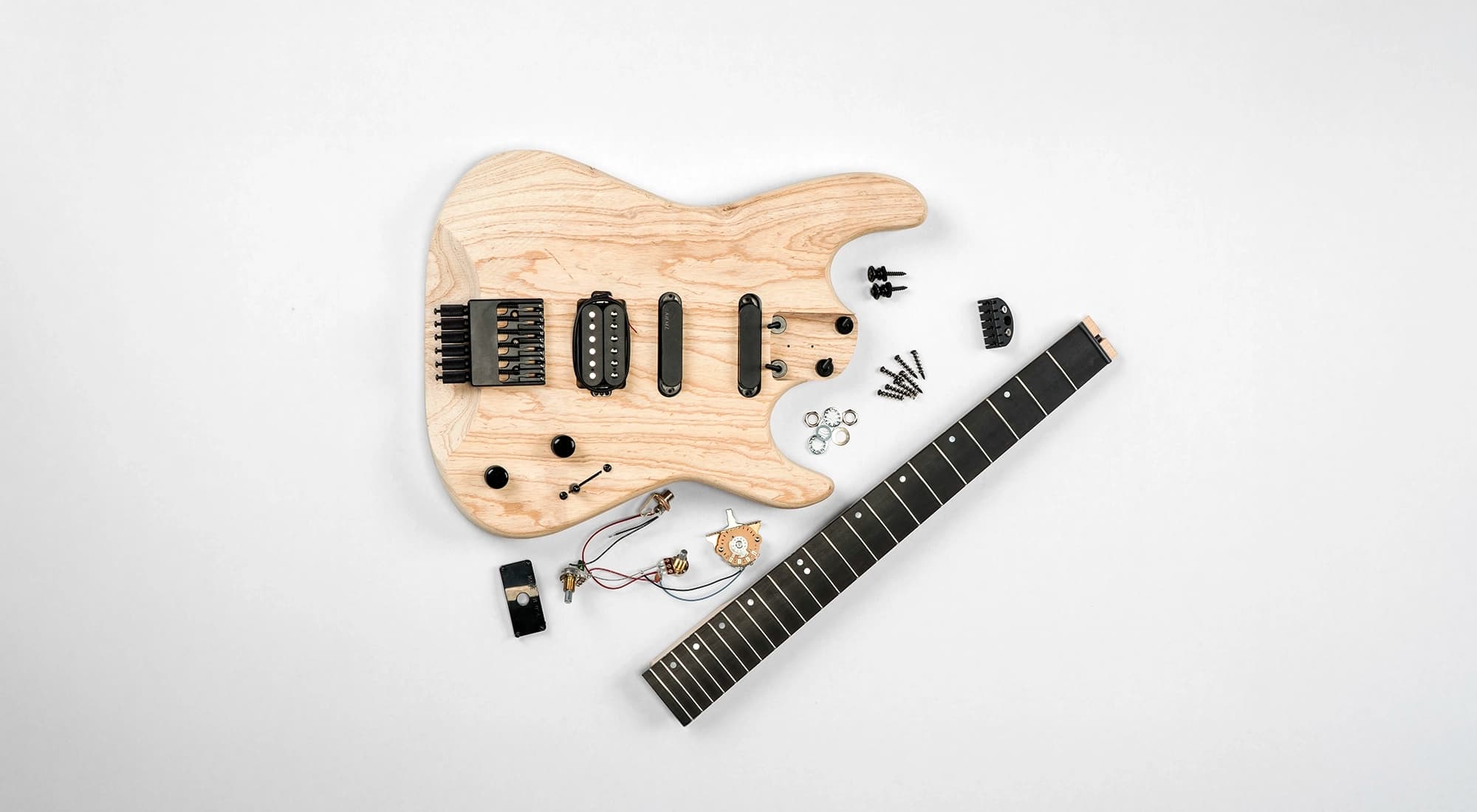 Kiesel Guitar Kit Components