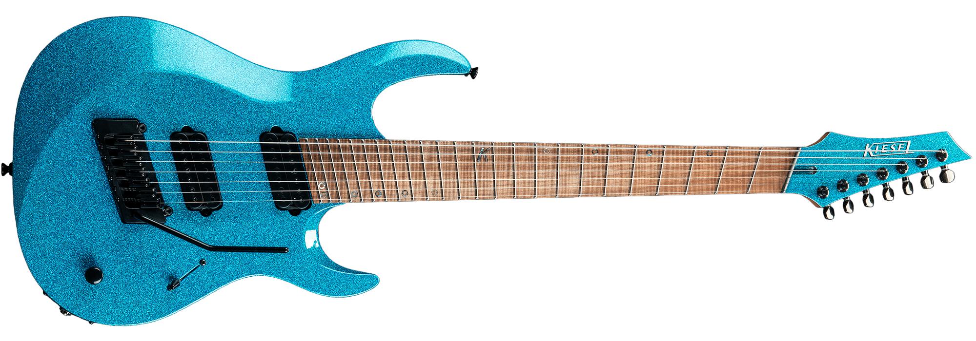 Aries Bolt-on in Aqua Sparkle finish