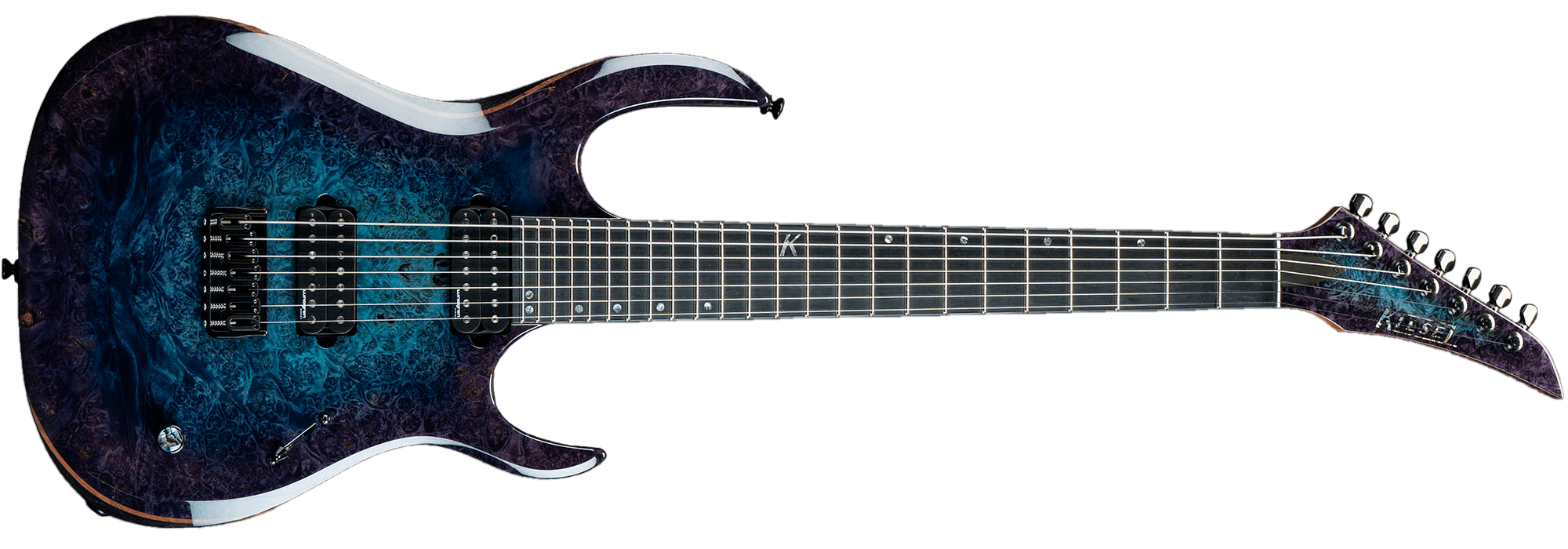 K-Series in Reverse Monster Burst finish
