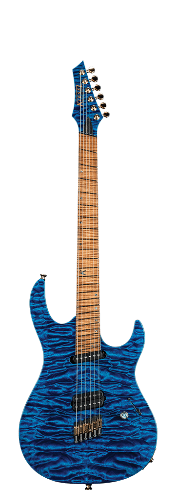 Kiesel Guitars Blue Candy Finish