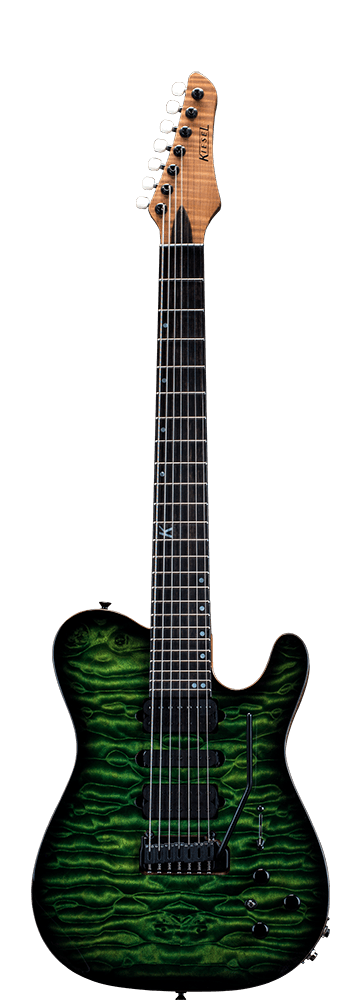 Kiesel Guitars Green Saber Finish