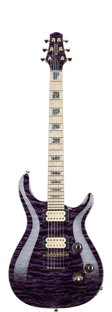 Kiesel Guitars Purple Saber Finish