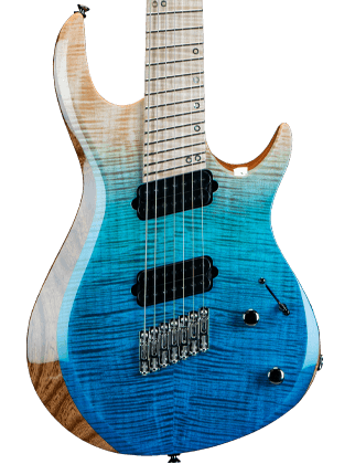 Clear To Blue Fade Finish