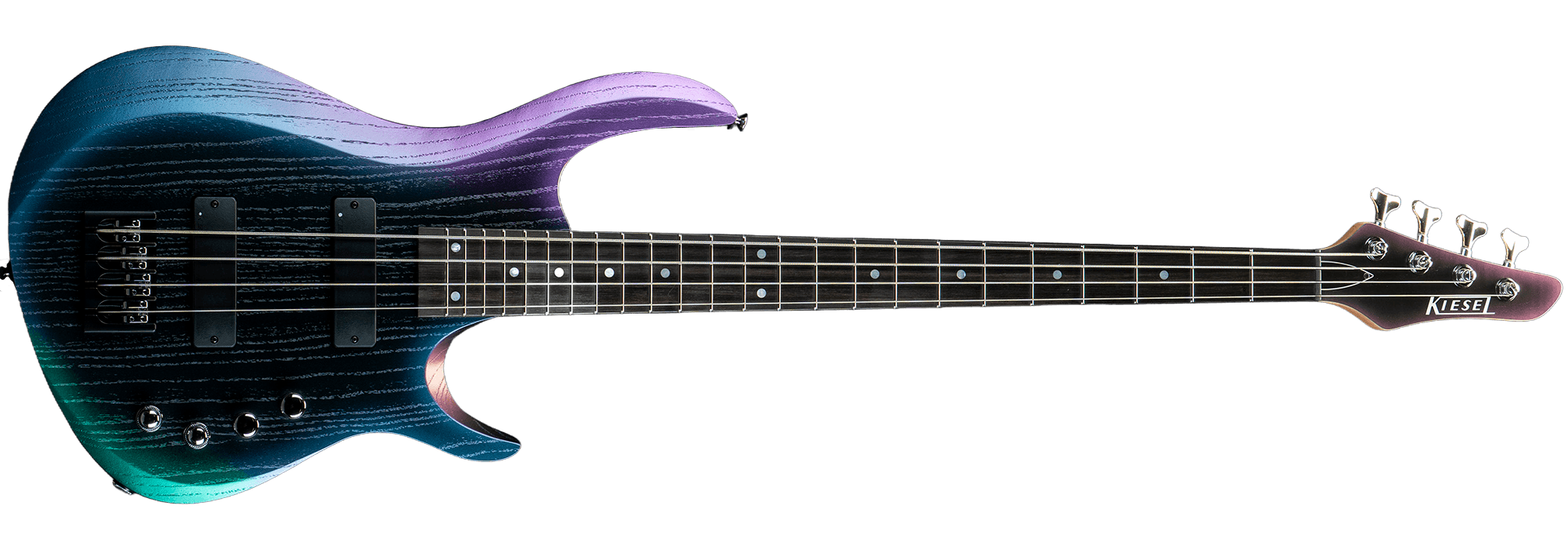 A2 Bass in Color Shift Burst - Black finish
