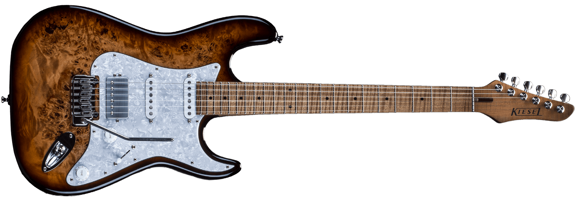 Delos in Translucent Autumn Burst finish