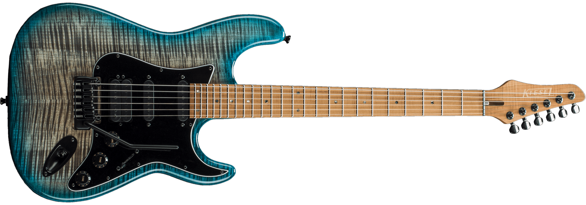 Delos in Translucent Aqua finish