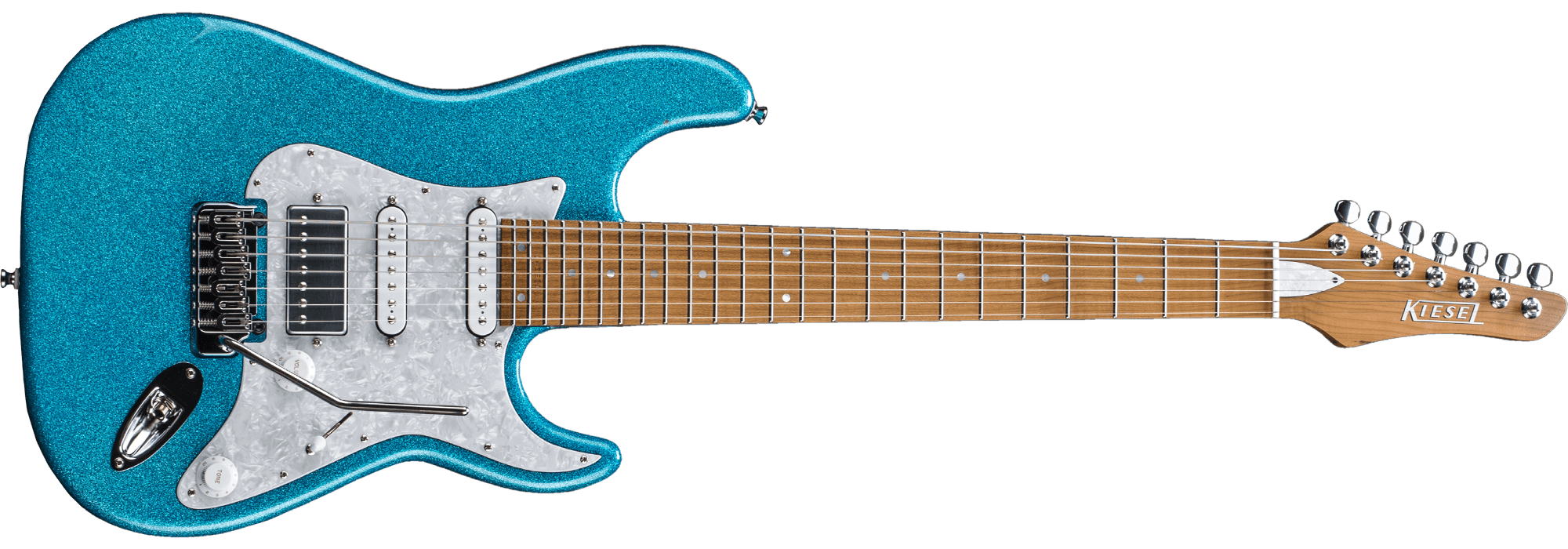 Delos in Aqua Sparkle finish