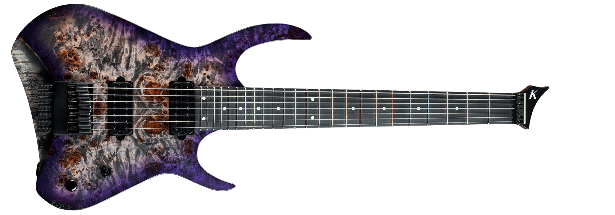 Kyber Headless in Translucent Purple finish