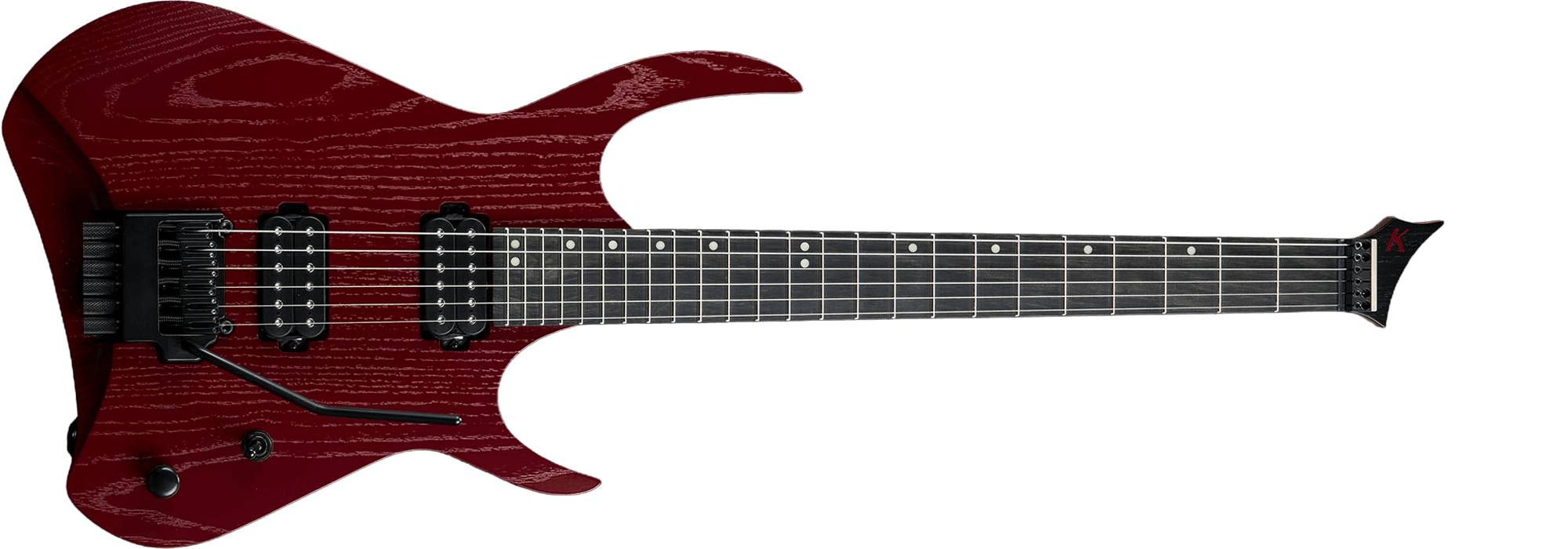 Kyber Headless in Blood Red finish