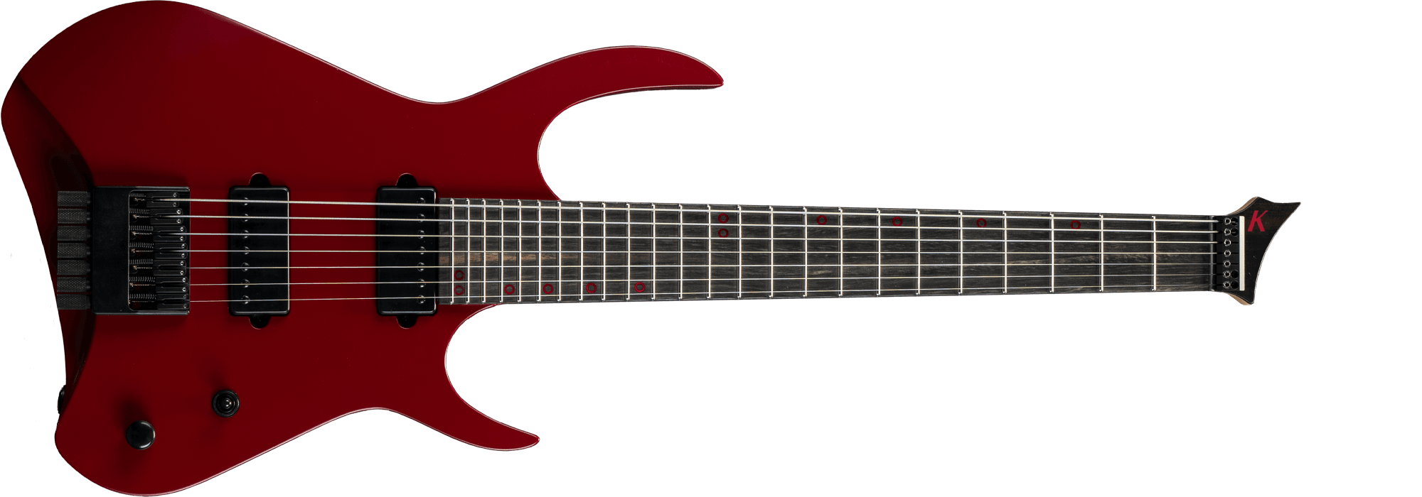 Kyber Headless in Blood Red finish