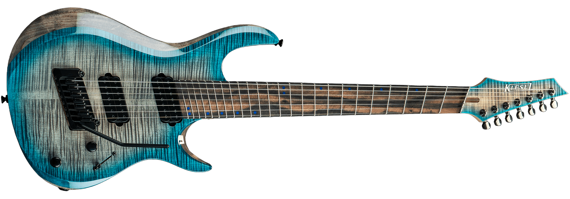 A2 in Translucent Aqua finish