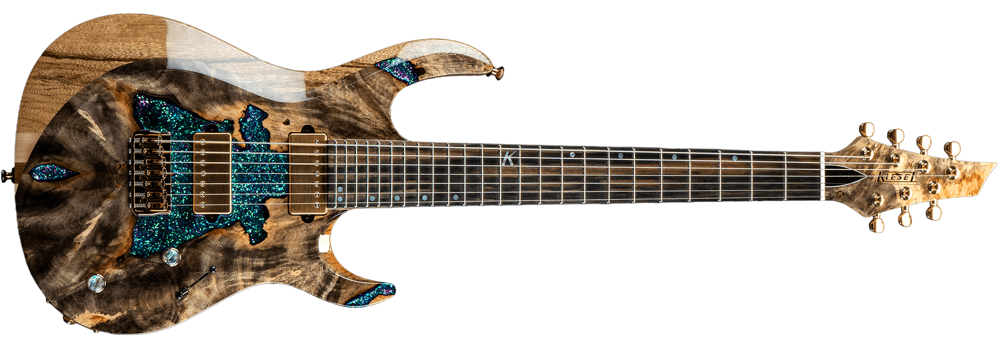 Aries Neck-Through in Custom Shop Finish - Metal Flake Infusion - Custom Color finish