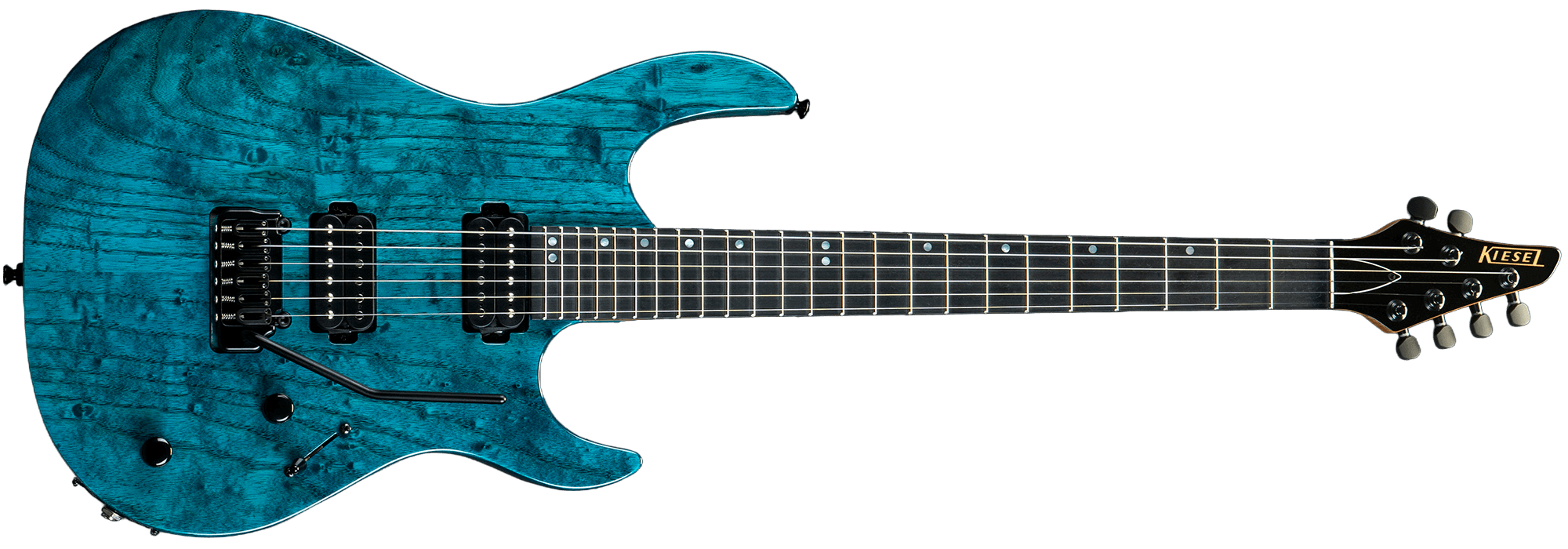 Aries Bolt-on in Translucent Aqua finish