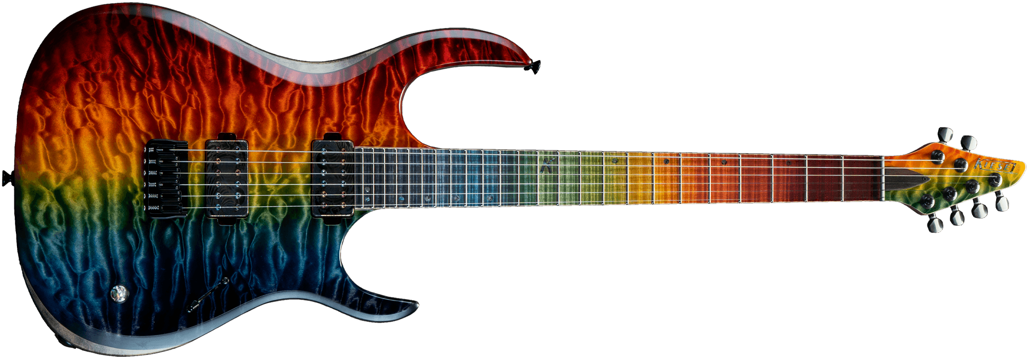 K-Series in Custom Shop Finish - Custom Rainbow Fade Finish finish