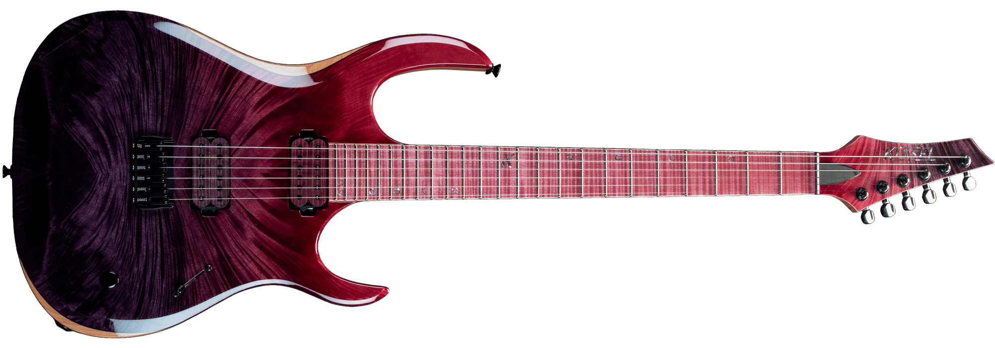 K-Series in Custom Shop Finish - Custom Purple to Pink Fade finish