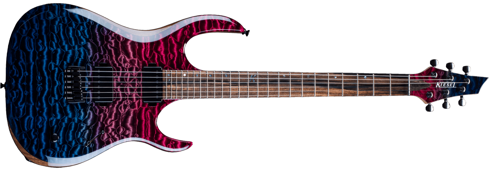 K-Series in Custom Shop Finish - Custom Blue to Pink Fade finish