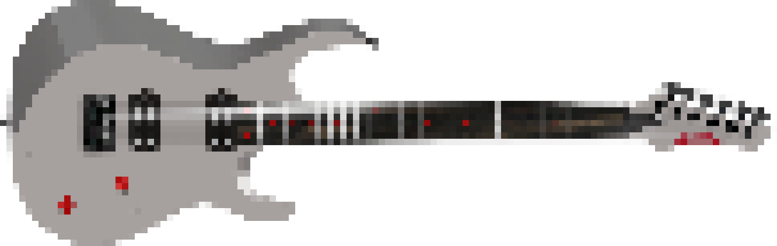 pixelated guitar