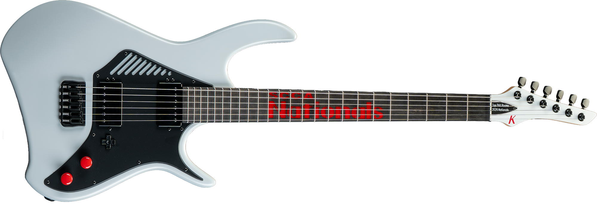 Top PAX Among Rookies trophy guitar